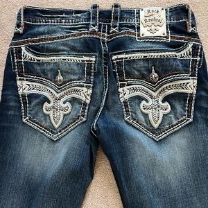 Mens Rock revival jeans